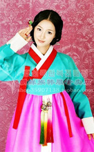 Hot Sale Novelty Stage Dance Wear Chinese Folk Dance Bride Costumes Traditional Clothes Water Wash Yarn
