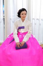 Hot Sale Novelty Stage Dance Wear Chinese Folk Dance Bride Costumes Traditional Clothes Water Wash Yarn