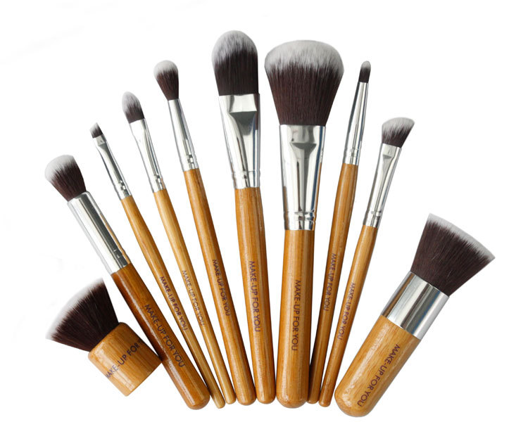 Cosmetic You Makeup Bamboo Handle makeup For natural  Natural brushes bamboo Up Set Make Brushes