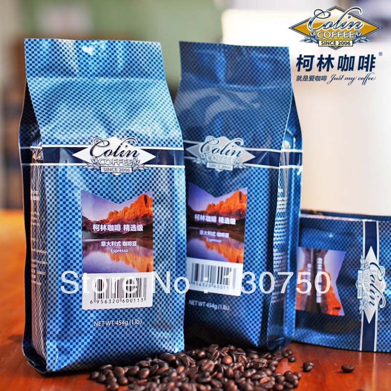 Italian coffee beans imported from South America in fresh roasted now MoHei coffee powder to 454
