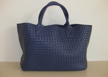Brand New Woven Leather Cross Stitch Hobo Handbag Women s Fashion Woven bag Purse Tote