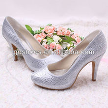 New Arrival Custom Rhinestone Diamond Wedding Platform Heels Shoes 10cm Heels Free Shipping Dropship