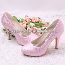 New Arrival Custom Rhinestone Diamond Wedding Platform Heels Shoes 10cm Heels Free Shipping Dropship
