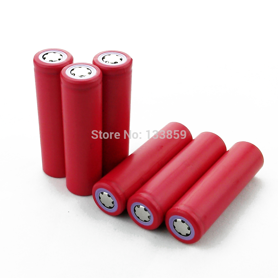 6PCS lot New 100 Original Sanyo 18650 2600mAh Li ion Rechargeable Battery The Flashlight Batteries