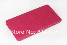 Wholesale luxury leather protective case for lenovo p780 cell phone stand function high quality retail packing