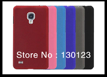 Gel Matte Back Case Cover For Samsung Galaxy S4 SIV i9500 PU Leather Shell Protector Mobile Phone Accessories MIX COLORS