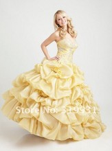 Custom 2013 Sweetheart Appliqued prom dress Quinceanera dress yarn
