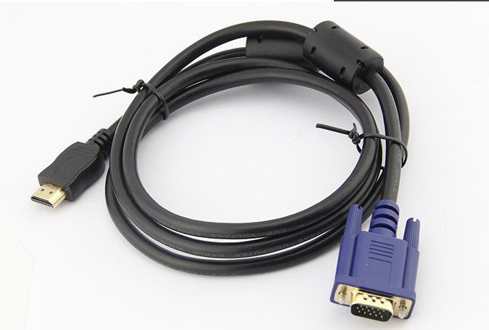 2014 Cabo Hdmi Headphones Wholesale - Cable To Vga Converter Male Adapter 1.5m 15 Pins Video Av for Set-top Cord 200pcs/ Up !