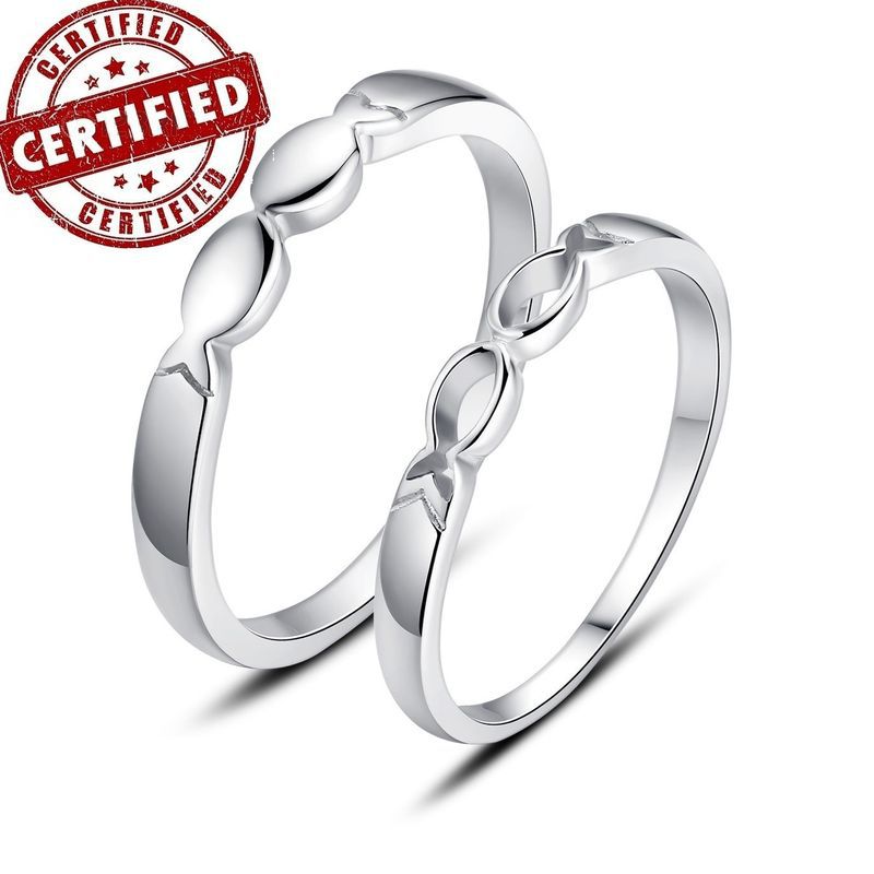 ... Silver Infinity Fish Promise Rings Wedding Rings(China (Mainland