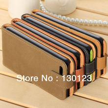 Luxury Retro Flip Leather Case Stand Pouch Cover Shell Skin For Iphone 5 5C Mobile Phone Accessories 4 Colors Free Shipping