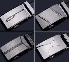 Belt 2015 new arrival men automatic buckle brand designer leather belts for business men which high