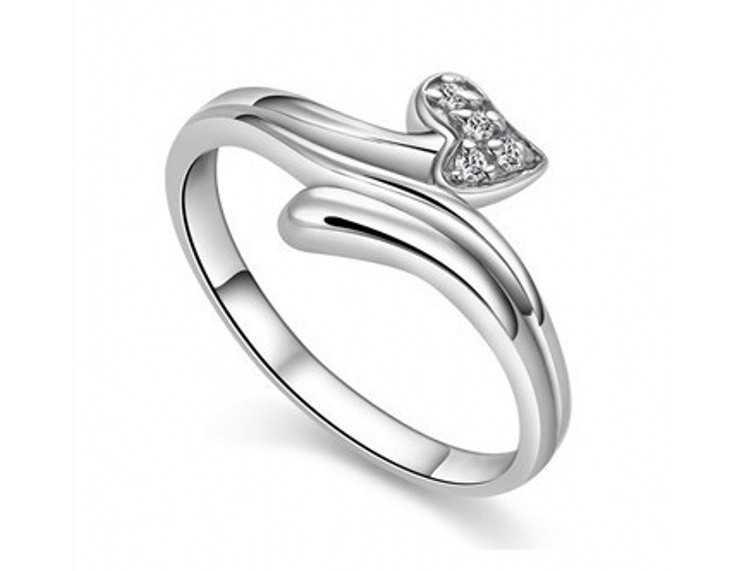 vrai coeur Trace 925 bagues en argent Sterling pour les femmes, Bagues ... vrai coeur Trace 925 bagues en argent Sterling pour les femmes, Bagues ...