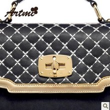 Artmi women s handbag 2013 plaid vintage messenger bag handbag messenger bag