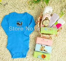 5pcs per pack Long Sleeve Baby Bodysuits Carter s Baby Boy Girl Bodysuits Animal Jumpsuits Infant