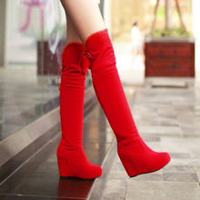 Free shipping fashion sweet style jackboot elegant wild, warm and comfortable winter boots slope with Martin boots!