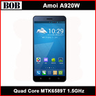   Amoi A920w  AliExpress    In Stock 5.0 inch Amoi A920w Andorid Phones 2GB Ram Android
4.2 Bluetooth WCDMA GPS 2GB Ram 32GB Rom Smart Phone