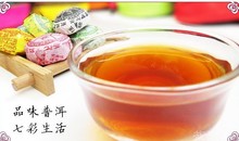 21pcs100g 7Kinds Chinese Puer Tea Lotus Peach Chrysanthemum olive Ripe Raw honeysuckle organic Pu er Tea