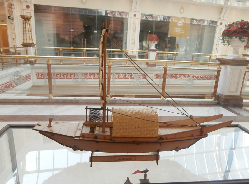 China-sail-boat-canvas-boat-The-Taihu-fishing-boat-Wooden-ship-model 