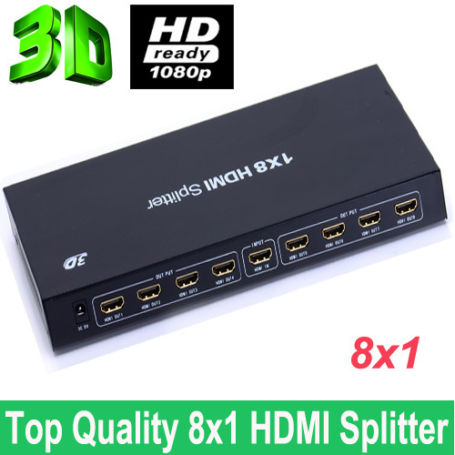  3D 8  HDMI 1 x 8   ( 1 , 8  ), 1080 p,  15 M    