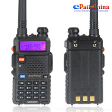 BaoFeng UV 5R Dual Band VHF 136 174MHz UHF 400 480MHz 5W 128CH Walkie Talkie Two