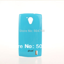 Free Shipping new design blue quick sand PC Case mobile Phone shell FOR ZTE v881 Top