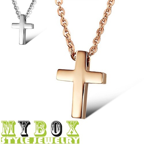 2015 Sterling Jewelry Accessories Fine Jewelry Wholesale Fashion Cross Chain Women s 18k Plated 316l Necklace