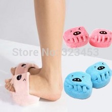 Free Shipping body beautiful leg foot care 5 fingers Slim Slipper Half Sole Massage Shoes Weight Loss Dieting Legs Slippers