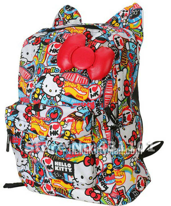 backpack bow strap for school HelloKitty bag cute hello Bow Girls design kitty backpack backpack bow strap for school HelloKitty bag cute hello Bow Girls design kitty backpack