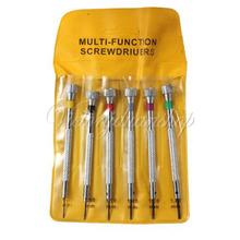 Free Shipping 6pcs 0 8 1 8mm Precision Flat Blade Head Tip Slotted Screwdriver Cell Mobile