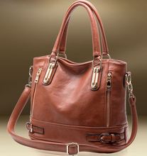 2014 Luxury Fashion GENUINE LEATHER Handbag Women High Quality Brand Totes Cowleather Stylish Cowhide Shoulder Bag Messenger Bag