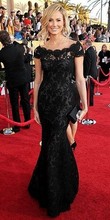 New latest formal black lace ballgown evening dress custom made cocktail party dress evening dress vestido