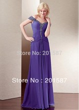 A-line Off-shoulder Chiffon Mother Of The Bride Dresses