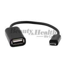 1Pcs Micro USB To Female USB Host Cable OTG Mini USB Cable for Tablet PC Mobile Phone MP4 MP5 Free Shipping