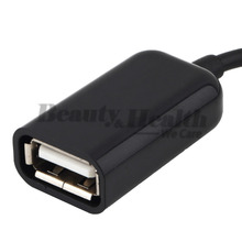 1Pcs Free Shipping Micro USB To Female USB Host Cable OTG Mini USB Cable for Tablet