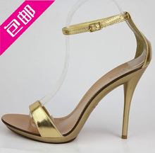 women transparent pumps sandals clear sexy open toe thin high heels plus size