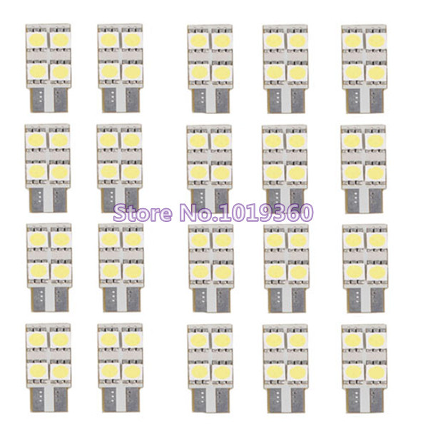 Источник света для авто JSY LED 100 X CANBUS T10 194 168 501 W5W 4 SMD 5050 12V источник света для авто eco fri led 4pcs t10 501 w5w canbus 4 5050 smd 1 cree