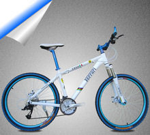 2014 new design 27 speed Full alluminum alloy mountain rear and front disc brake bike bicycle 21 speed