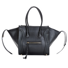 2014 Large women s pu leather handbag smiley big shoulder bags fashion designers brand for ladies