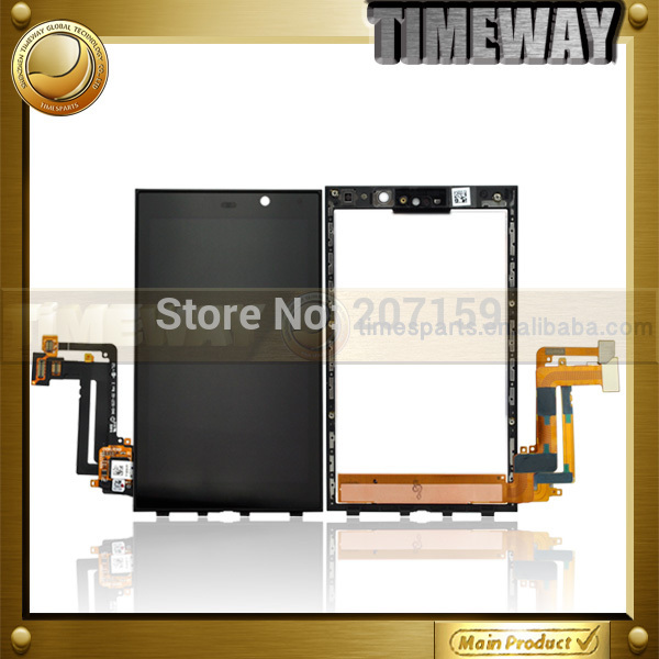 10pcs 100 Original For Blackberry Z10 LCD Digitizer Touch Assembly with frame Replacement Spare Parts