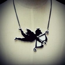 The Arrow of Cupid Charm Necklace Pendant  For Women