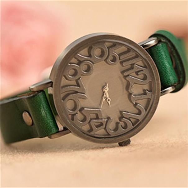 Free shipping Green concise quartz watch Trendy decorative women dress watches Fashion jewelry