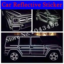 1cm Width Car Reflective Sticker For Car Body line or Car wheel