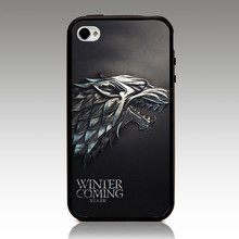 Game of thrones ZC2527 hard TPU mix Hard Protective Case for Apple iPhone 4 4S /5  5s/5C