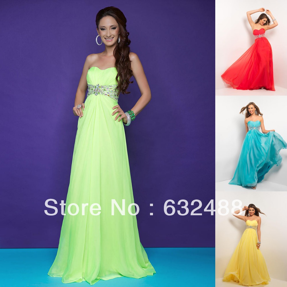 Prom Dresses Sweetheart Waist Beaded Party Formal Evening Gowns Size ...