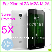 hot sale!5pcs free shipping mobile phone Xiaomi 2A M2A MI2A screen protector. Best ultra-clear LCD protective film new 2014