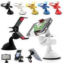 Universal Stick Car Windshield Mount Stand Holder For iPhone Mobile Phone GPS Free shipping puscard