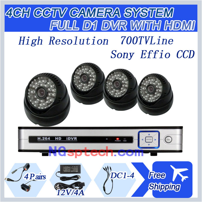 Система видеонаблюдения NGtechnic 4pcs SONY CCD 700 h.264 4CH D1 cctv HDMI DVR 6304+D626S700BB+RJ*4+4A
Система видеонаблюдения NGtechnic 4pcs SONY CCD 700 h.264 4CH D1 cctv HDMI DVR 6304+D626S700BB+RJ*4+4A