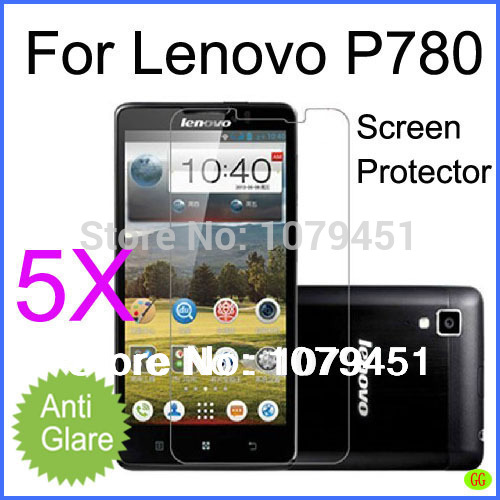 5pcs original lenovo p780 screen protector Matte Anti Glare LCD protective film for Lenovo p780 lenovo