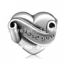 Free Shipping 925 Sterling Silver Sister Daughter Mom Grandma Niece Aunt Love Heart Charms Fit Pandora