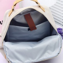 Women canvas cartoon dog printing backpack school casual laptop backpack cute backpack for boys girls mochila
